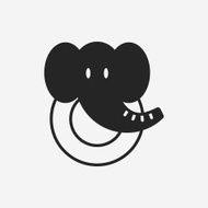 toy elephant icon N8