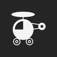 toy helicopter icon N18
