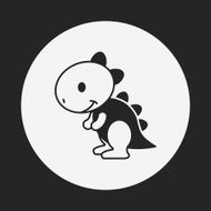 toy dinosaur doll icon N7