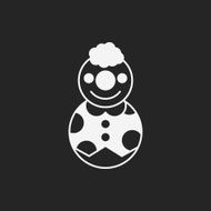 toy clown doll icon N2