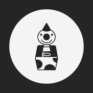 toy clown doll icon N7