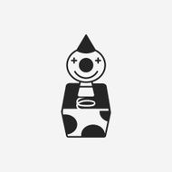toy clown doll icon N8