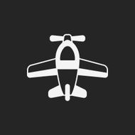 toy airplane icon N6