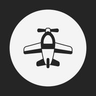 toy airplane icon N7