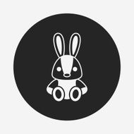 toy rabbit doll icon N5