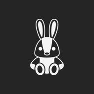 toy rabbit doll icon N6