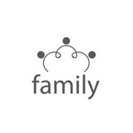 happy family vector design template