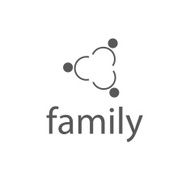 happy family vector design template N2