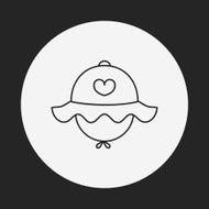 baby hat line icon N3