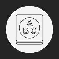 baby toy book line icon N3