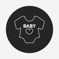 baby clothes line icon N5