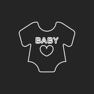 baby clothes line icon N6