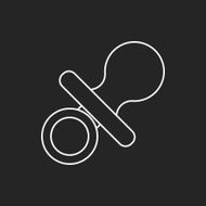 Baby pacifiers line icon N2