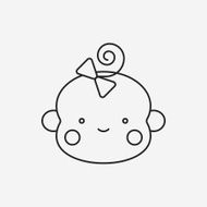 baby line icon N9