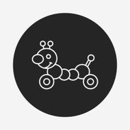 baby toy line icon