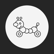 baby toy line icon N3