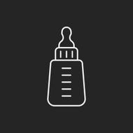 Feeding bottle line icon N6