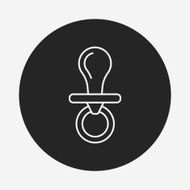 Baby pacifiers line icon N4