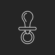 Baby pacifiers line icon N5