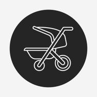 Baby carriages line icon N5