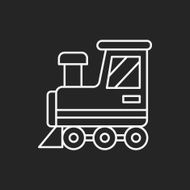 baby toy train line icon N2