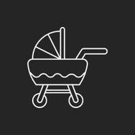 Baby carriages line icon N10