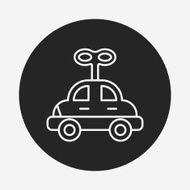 baby toy car line icon N5