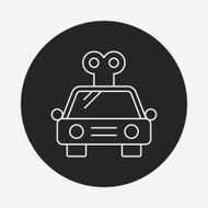 baby toy car line icon N9