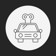 baby toy car line icon N11