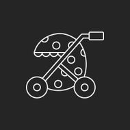 Baby carriages line icon N14