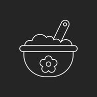 baby bowl line icon N6