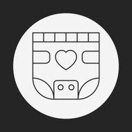 baby diaper line icon N10