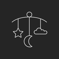 baby hanging line icon N6