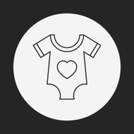 baby clothes line icon N15