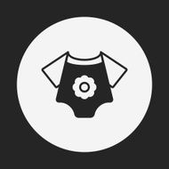 baby clothes icon N10