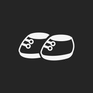 baby shoes icon N6