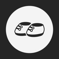 baby shoes icon N7