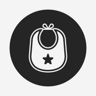 Baby bib icon N8