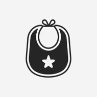 Baby bib icon N11