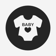 baby clothes icon N12