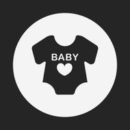 baby clothes icon N14