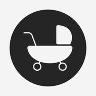 Baby carriages icon N9