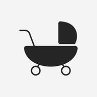 Baby carriages icon N12
