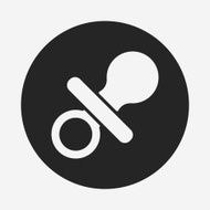 Baby pacifiers icon N4