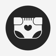 baby diaper icon N6