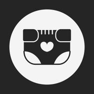 baby diaper icon N8