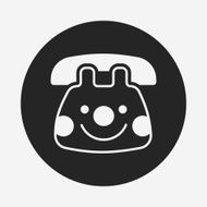 baby toy phone icon N2
