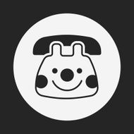 baby toy phone icon N4