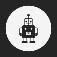baby toy robot icon N4