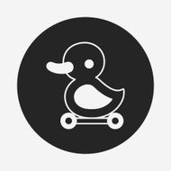 baby toy duck icon N8